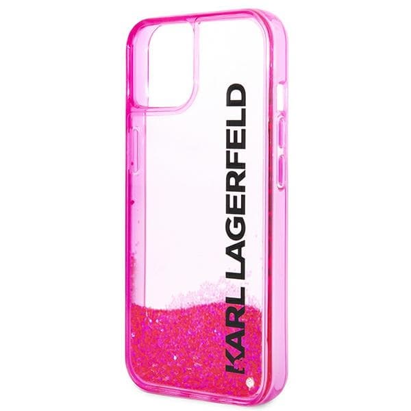 Karl Lagerfeld Liquid Glitter Elong etui za iPhone 14 Plus - roza 6