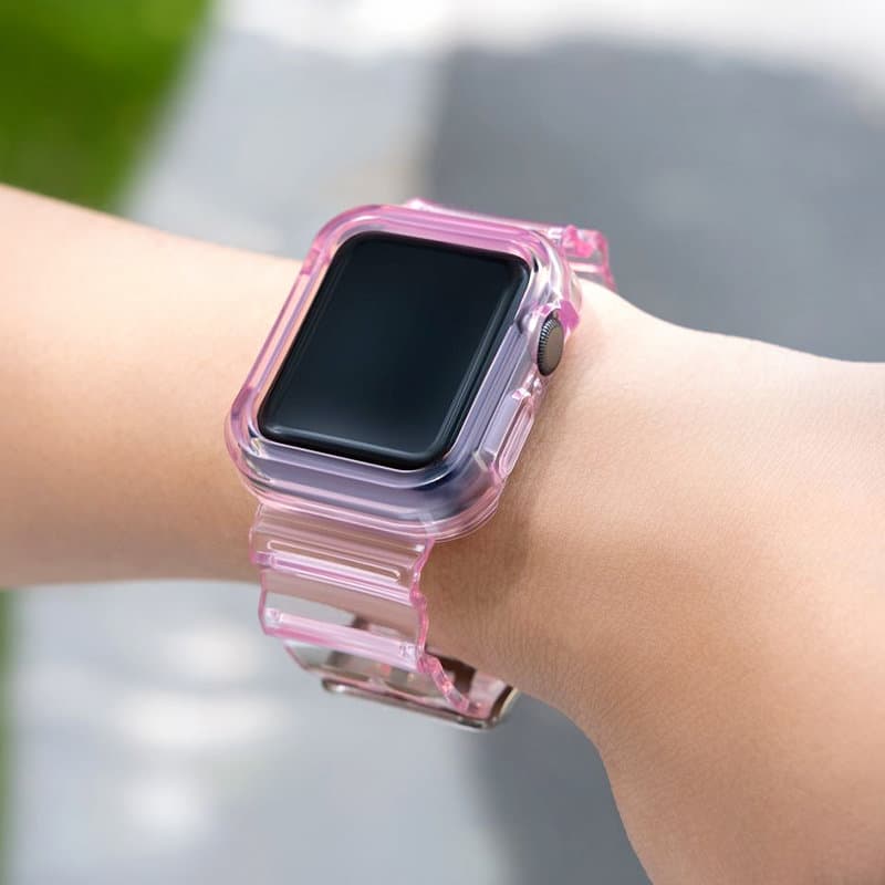 Hurtel silikonski pašček za Apple Watch 42mm - rdeča 3