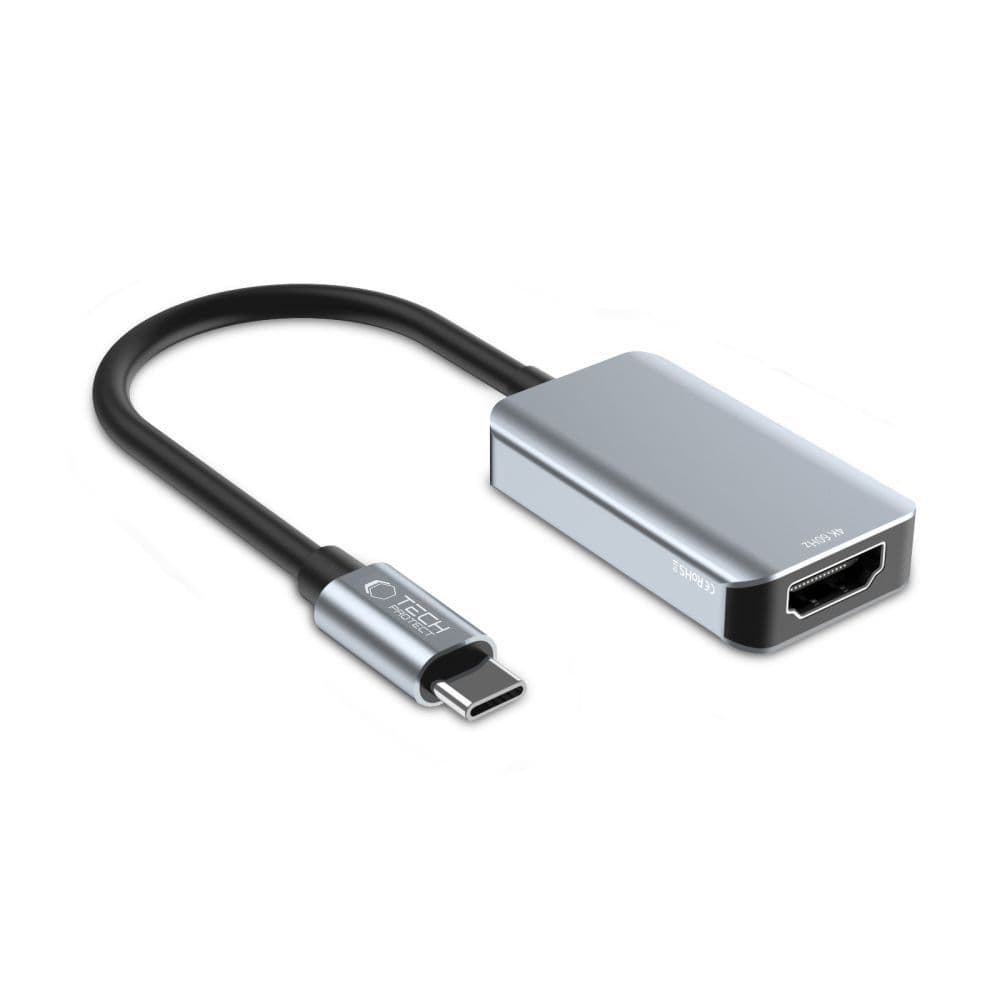 Adapter Tech-Protect UltraBoost USB-C (moški) / HDMI (ženski) 4K 60Hz - črn