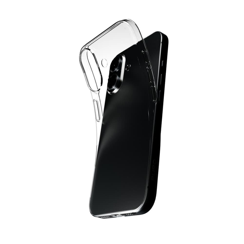 Puro 03 Nude ovitek za iPhone 16 (prozoren) 6
