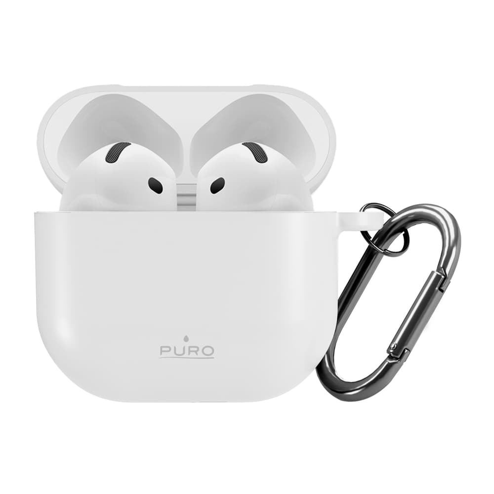 Puro Icon ovitek za AirPods 4 - Bel