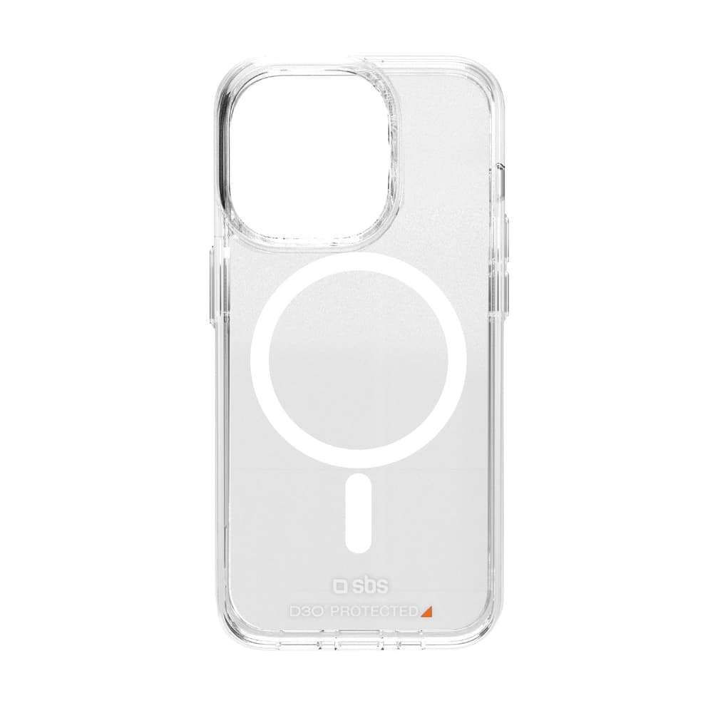 SBS D3O MagSafe ovitek za iPhone 15 Pro - prozoren