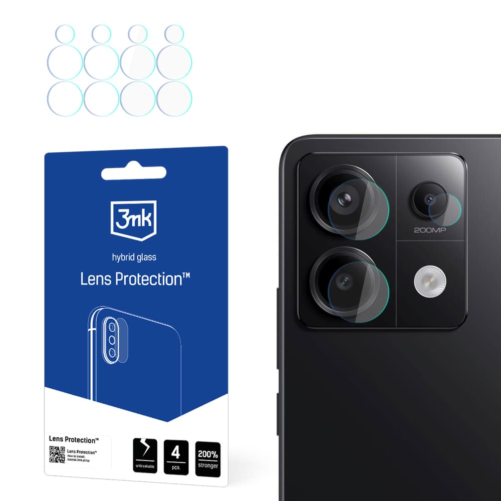 3mk Lens Protection™ hibridno steklo za kamero Redmi Note 13 Pro
