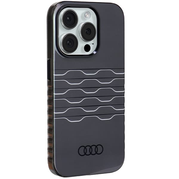 Audi IML MagSafe ovitek za iPhone 15 Pro - črn 6