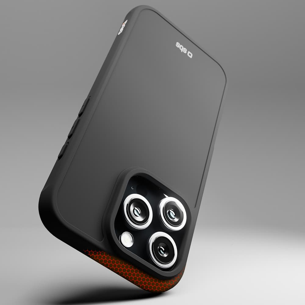 SBS Full Active D3O ovitek za iPhone 16 Pro - črna 3