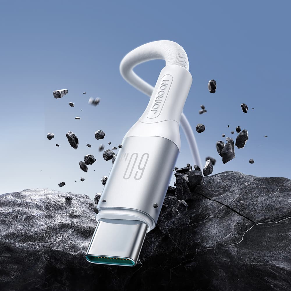 Joyroom S-A28 USB-C - USB-C 60W kabel 2m (bel) 4