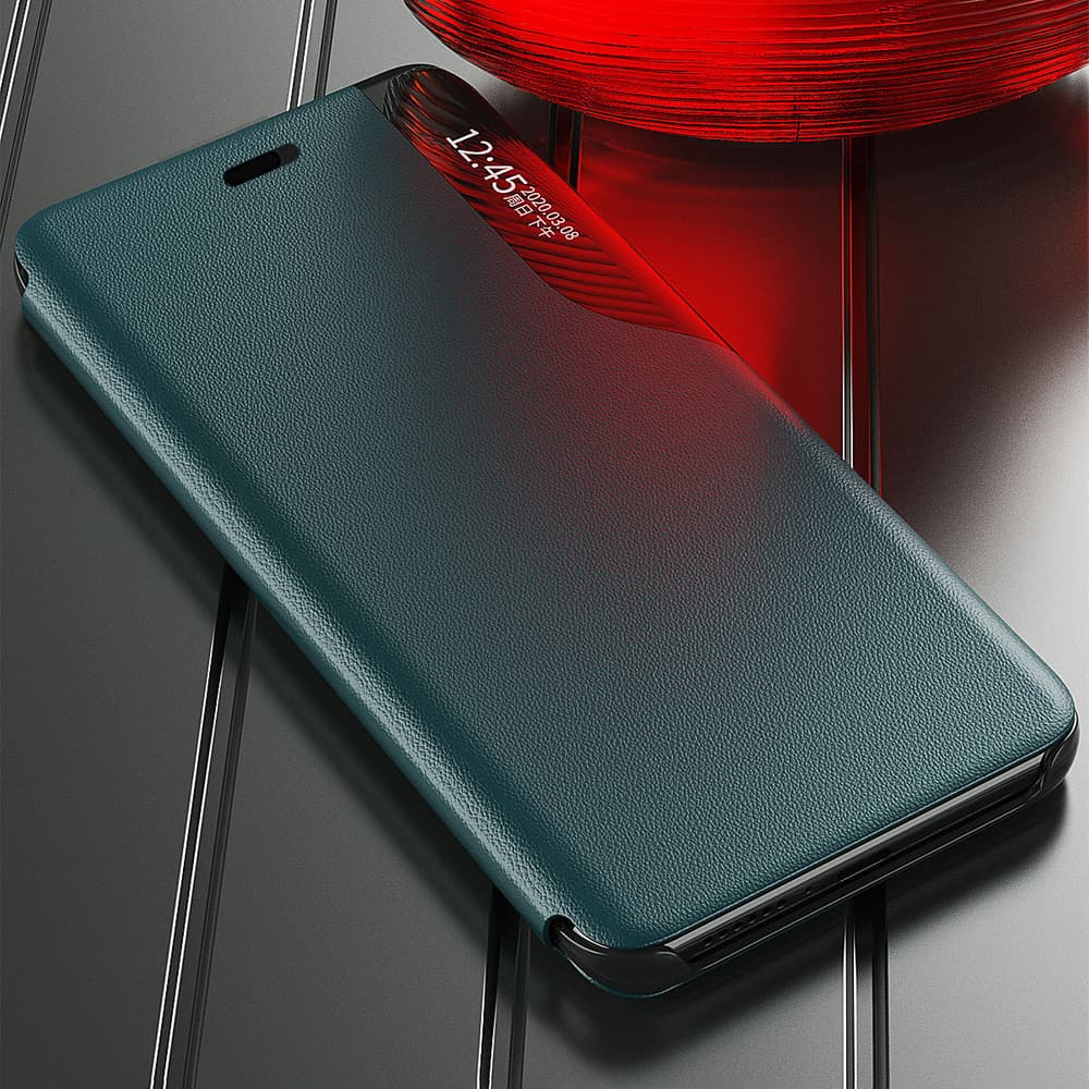 Eco Leather View Case Knjižica za iPhone 13 Pro Max - Rdeča 8