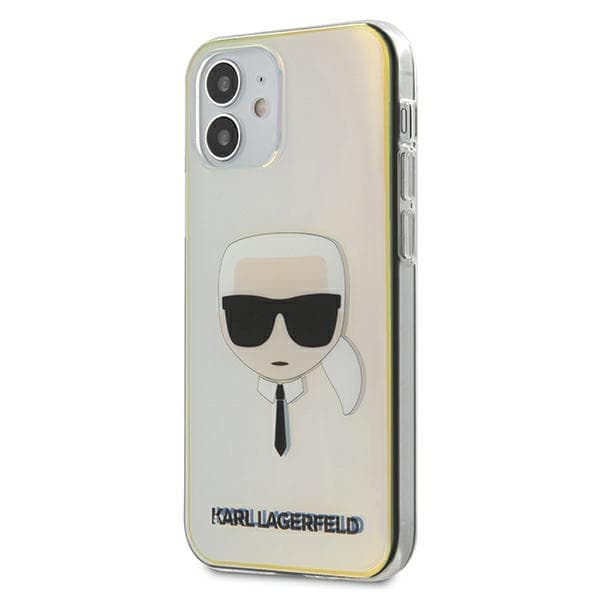 Karl Lagerfeld Iridescent Karl's Head ovitek za iPhone 12 mini – večbarven 2