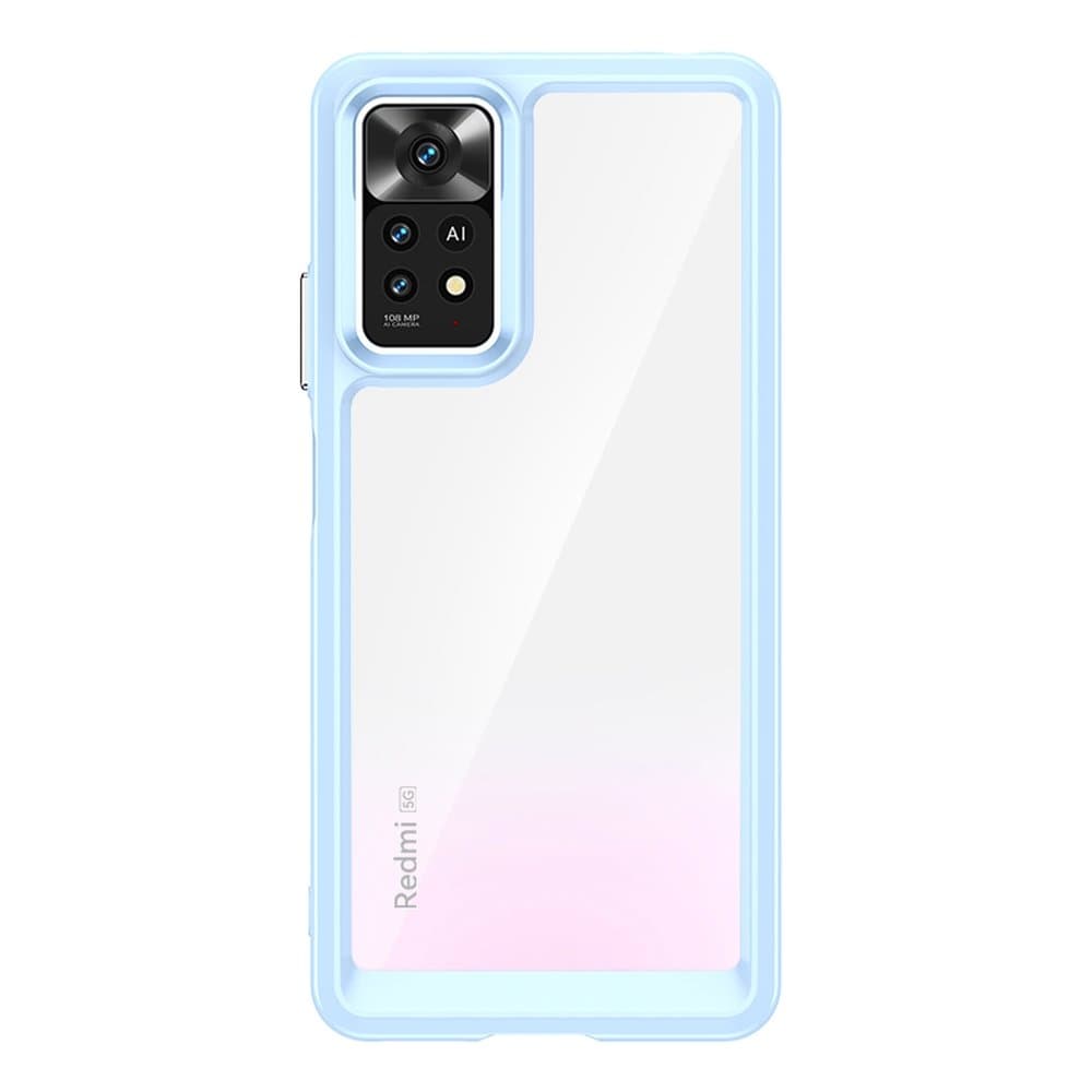 Hurtel Outer Space Case z okvirjem za Xiaomi Poco X5 5G / Redmi Note 12 5G - moder