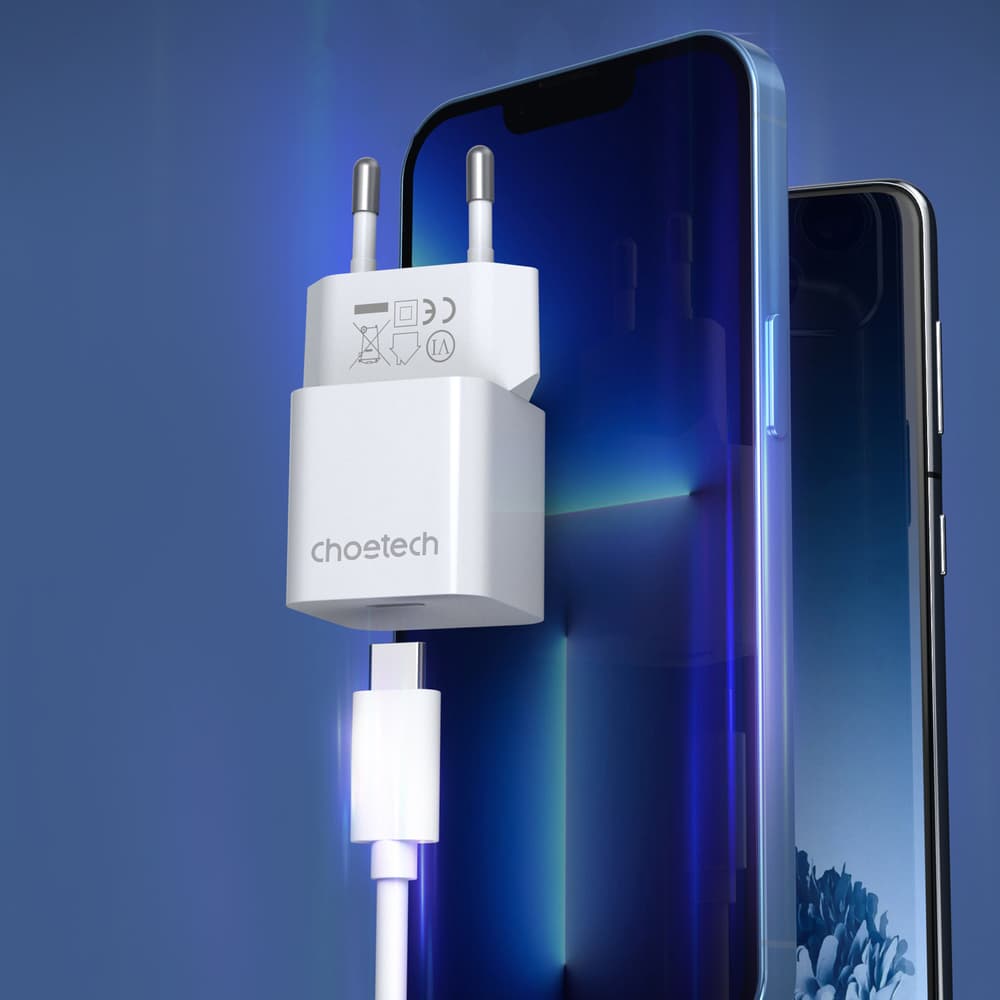 Polnilnik Choetech 20W USB Type C 3