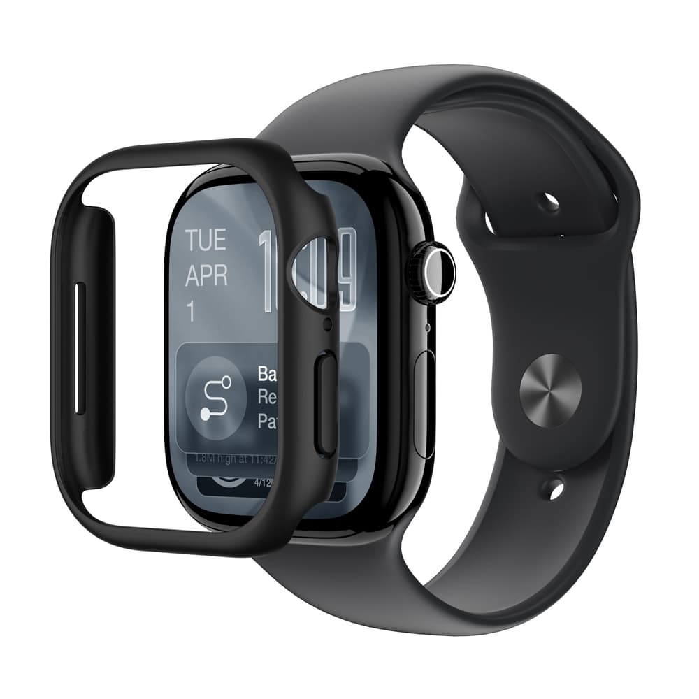 AmazingThing Minimalno zaščitno ohišje za Apple Watch Series 11 46mm - črno