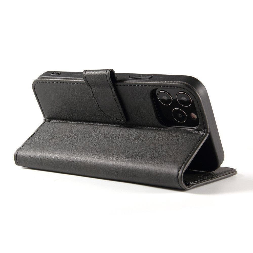 Hurtel Magnet Case ovitek s preklopom za Honor Magic 4, črn 4