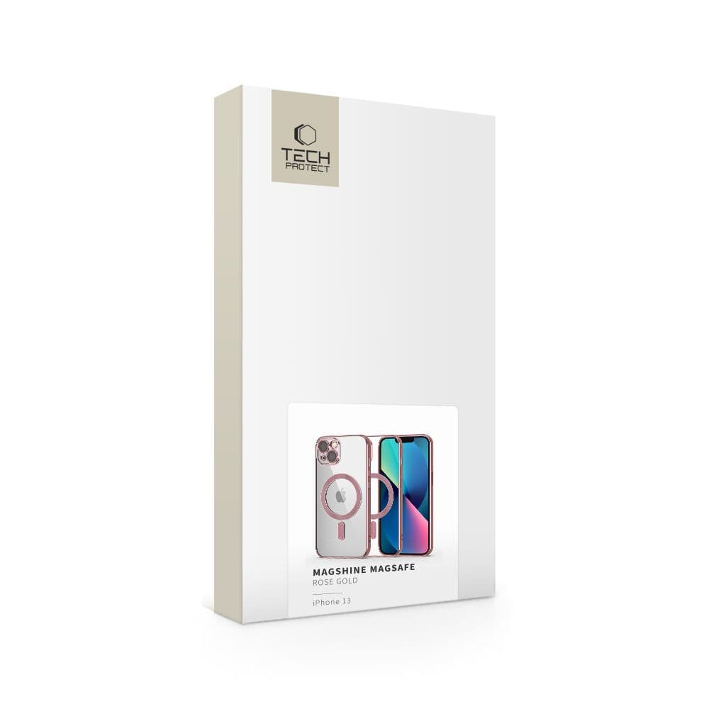 Tech-Protect MagShine Line MagSafe ovitek iPhone 13 - roza 7