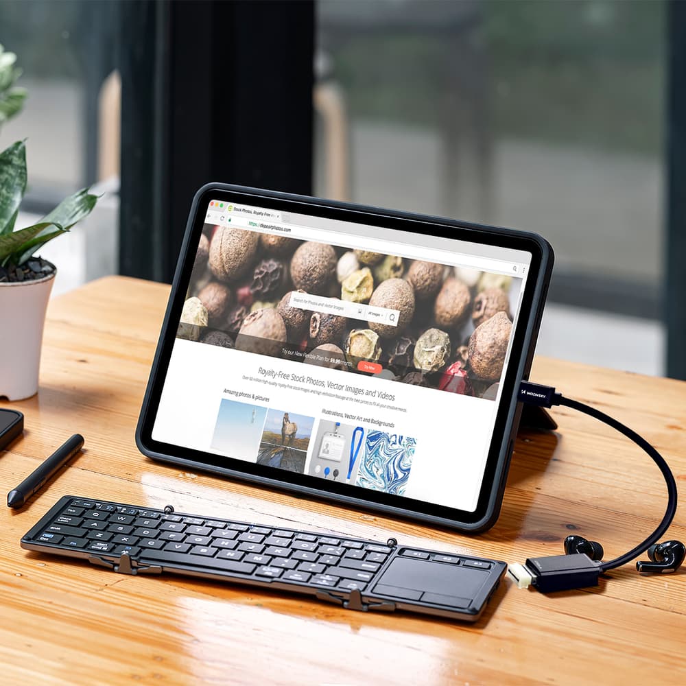 Wozinsky WOTGY1S USB-C 3.0 v USB-A 3.0 OTG adapter - črn 6