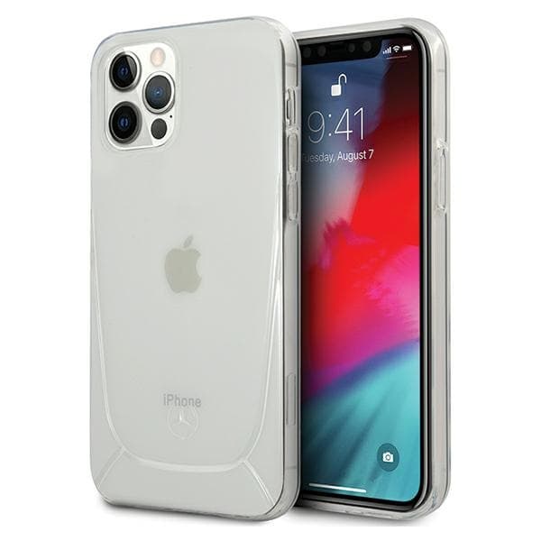 Mercedes Transparent Line ovitek za iPhone 12 / iPhone 12 Pro - prozoren