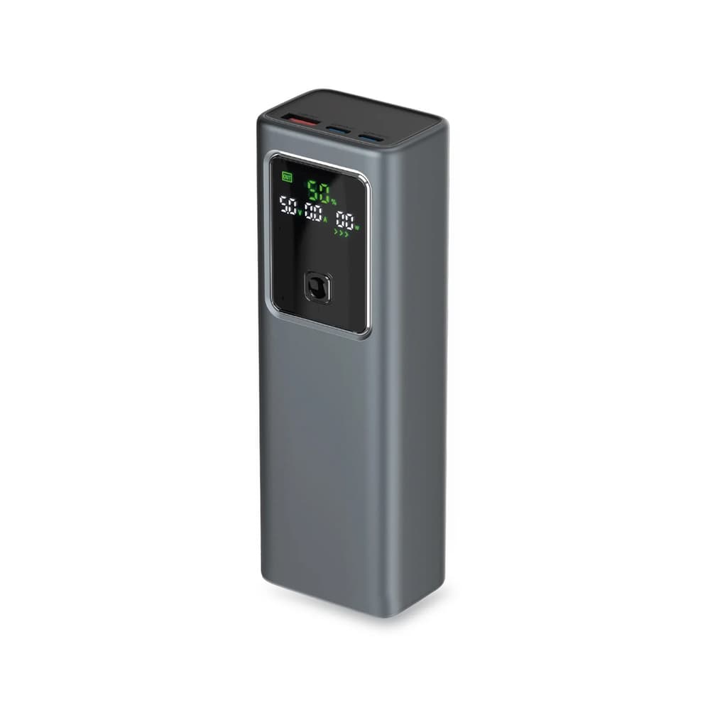 Powerbank SBS 20000mAh PD 100W z LCD zaslonom - siv
