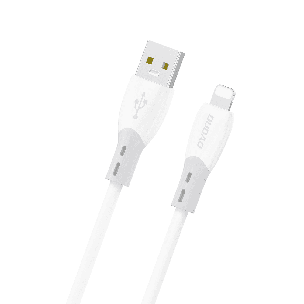 Dudao L25SL 30W USB-A - Lightning kabel s silikonskim ovojem 1m - bel