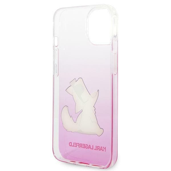 Karl Lagerfeld ovitek za iPhone 14 Plus Choupette Fun, roza 7