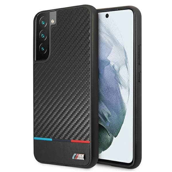 Ovitek BMW M Collection Triangles Hardcase za Samsung S22+ - črn