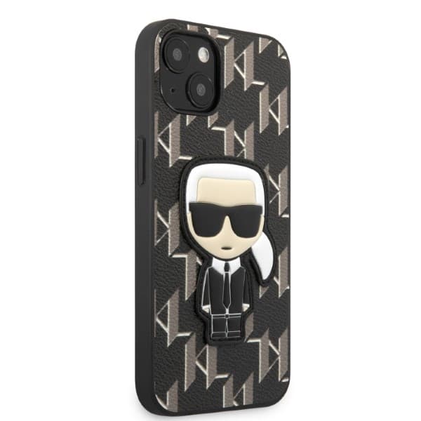 Karl Lagerfeld Monogram Ikonik Patch ovitek za iPhone 13 mini (5.4") - črn 4