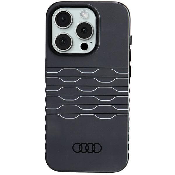 Audi IML MagSafe ovitek za iPhone 15 Pro - črn