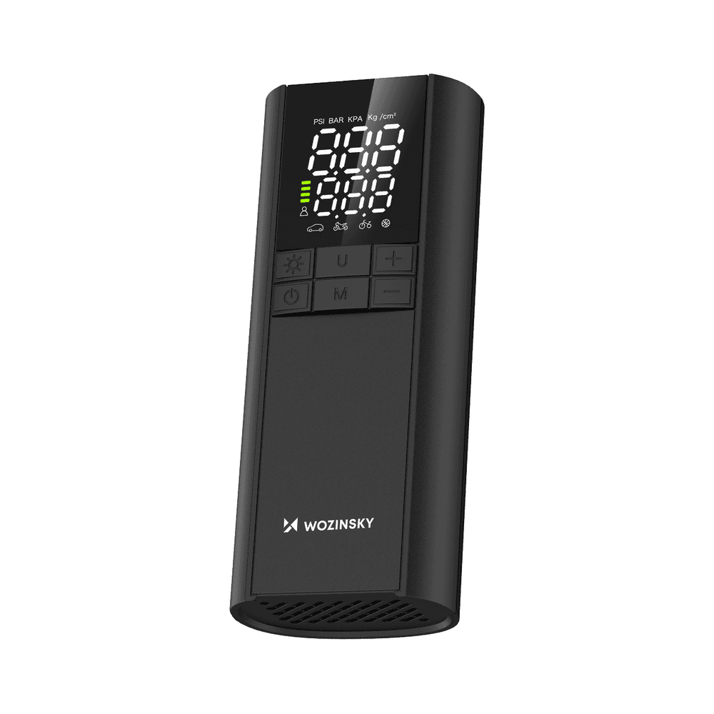 Wozinsky WPEP-8000 kompresor, električna tlačilka, 8000mAh powerbank, svetilka, črna 6