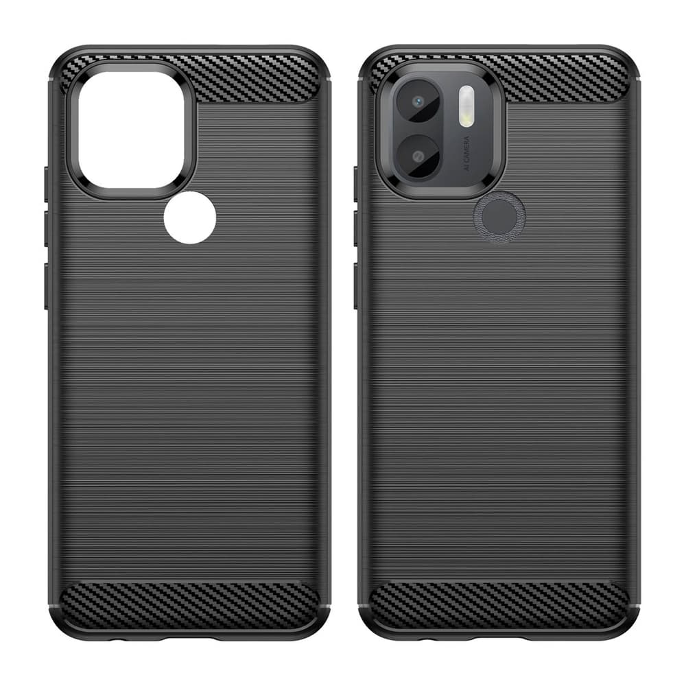 Carbon ovitek za Xiaomi Redmi A1+ - črn