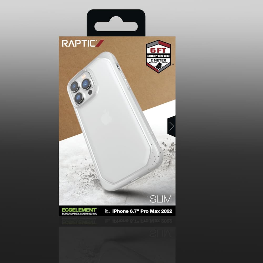 Raptic X-Doria Slim ovitek za iPhone 14 Pro Max, prozoren 5