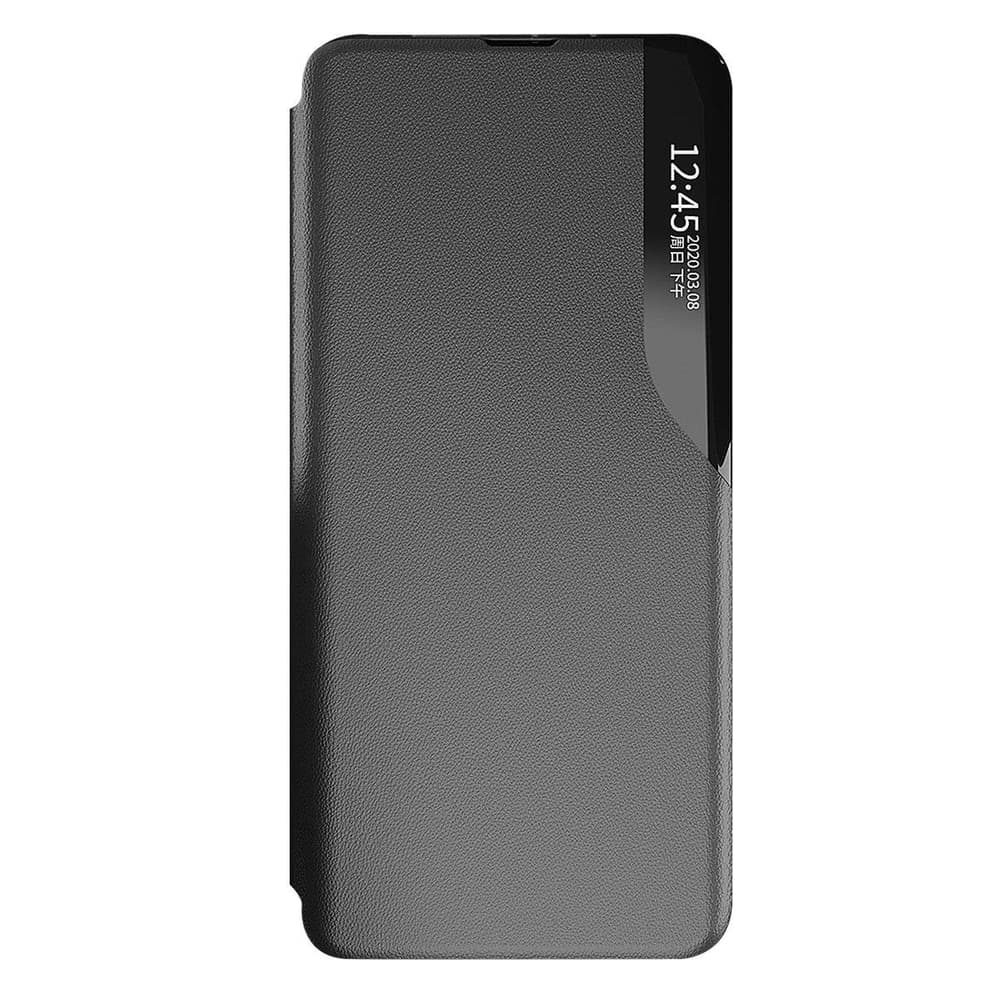 Hurtel Eco Leather View Case preklopni ovitek za Samsung Galaxy A73 rdeča 5