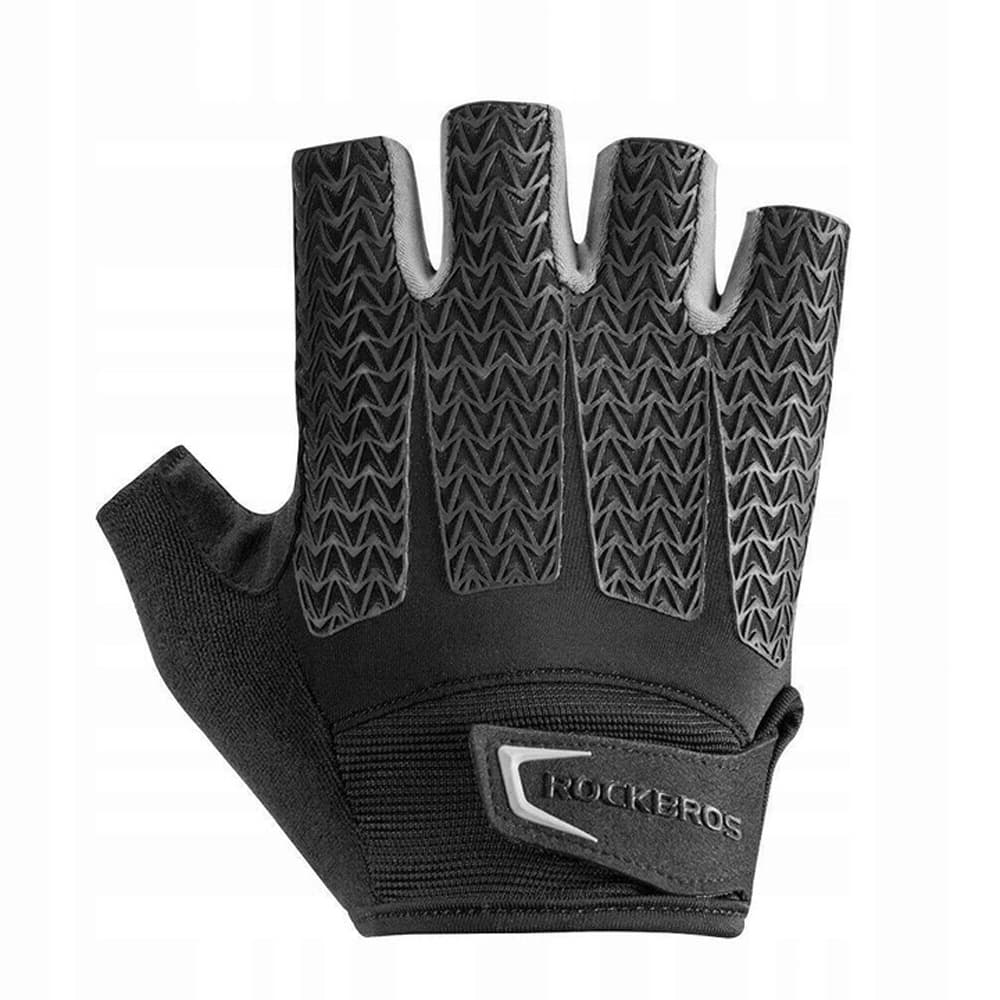 Rockbros S169BGR S kolesarske rokavice, sive