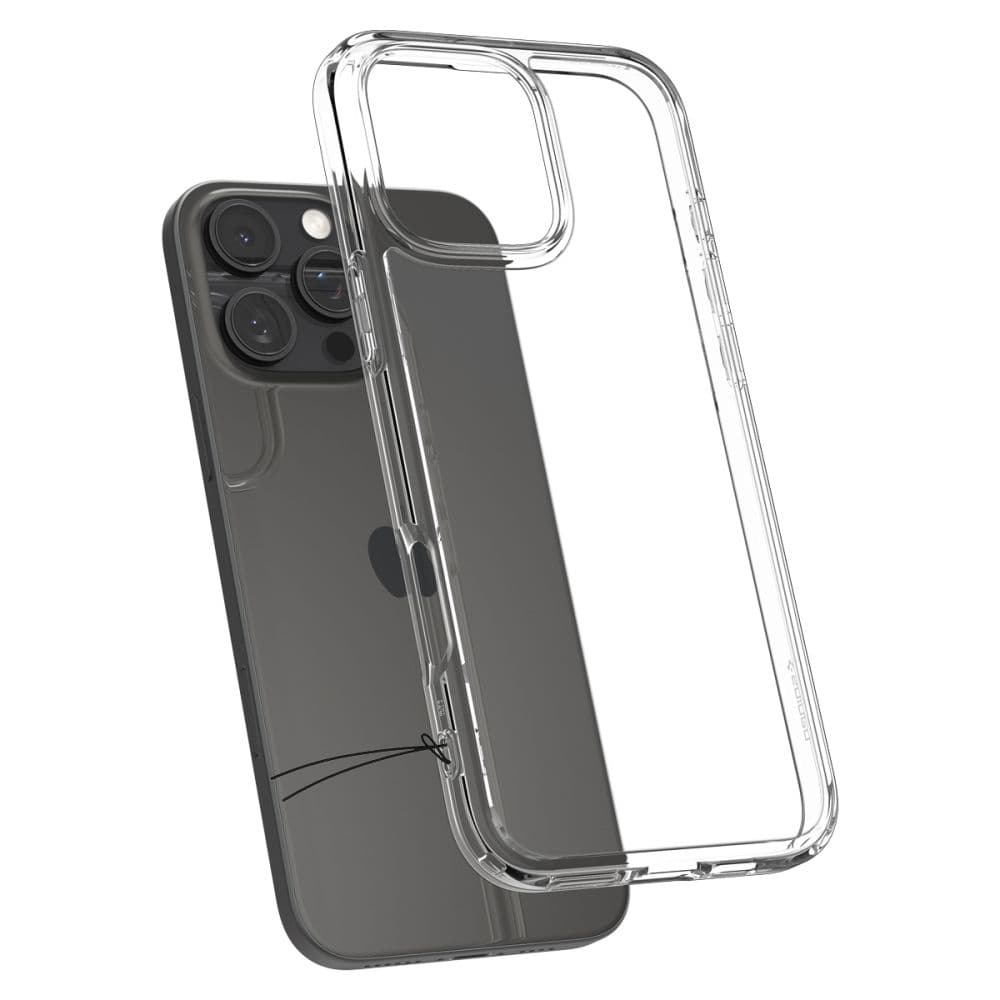 Ovitek Spigen Ultra Hybrid za iPhone 16 Pro - prozoren 7