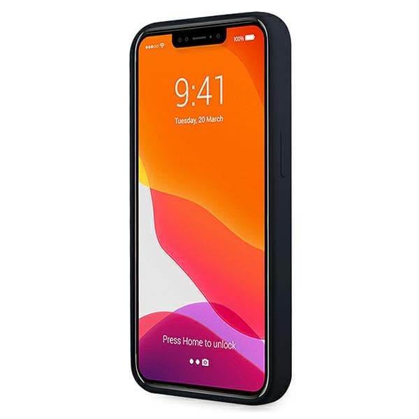 Ovitek Mercedes Silicone Line za iPhone 13 mini, modri 4