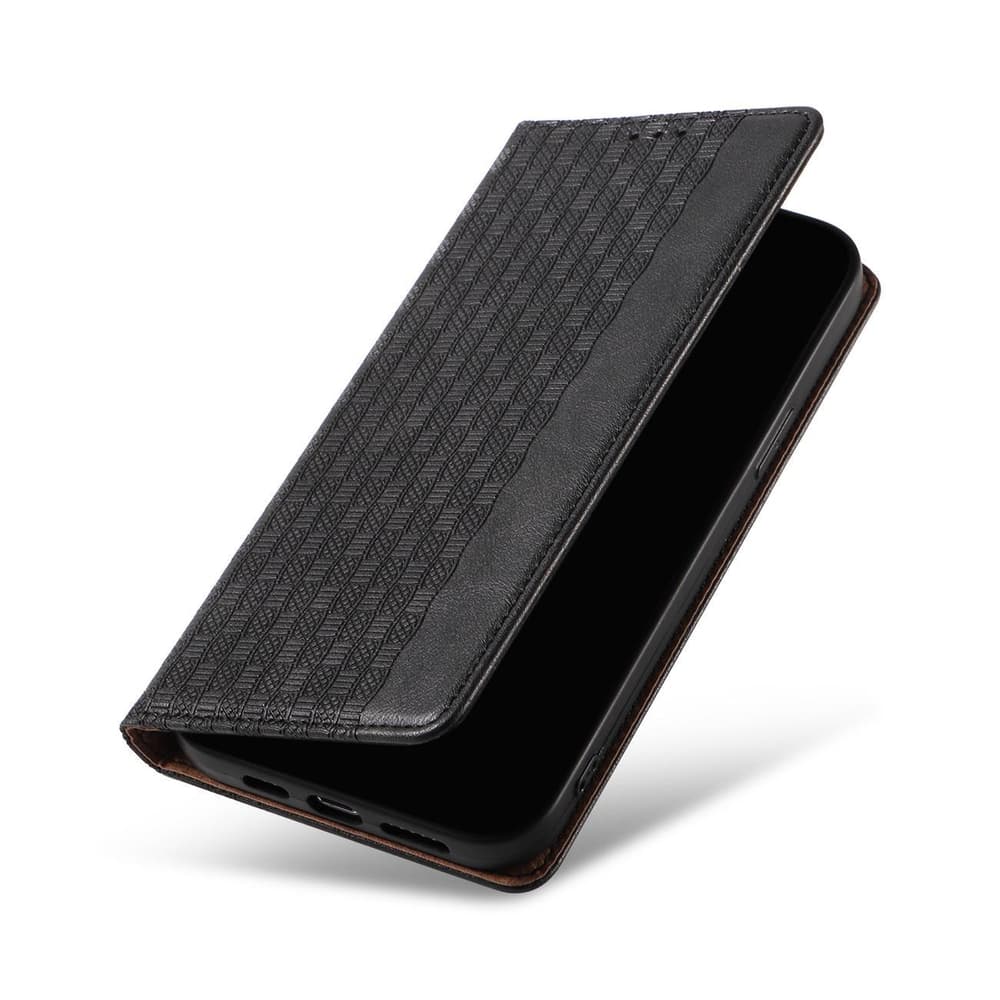 Hurtel Magnet Strap etui za iPhone 12, denarnica, črn 7