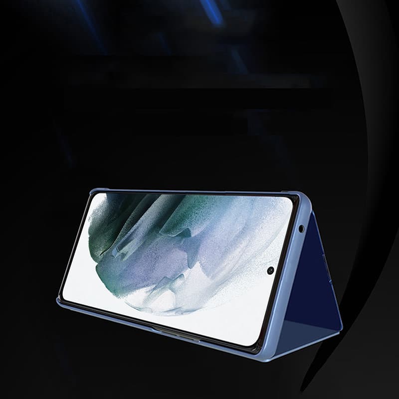Hurtel Clear View Case preklopna maska za Samsung Galaxy S22+ (S22 Plus), modra 2