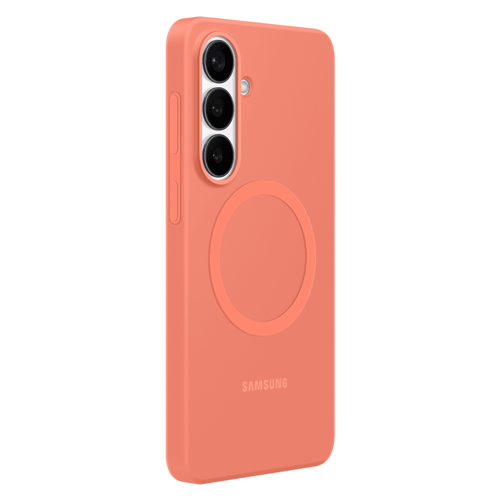 Samsung Silicone Magnet ovitek za Galaxy S26, združljiv z MagSafe - rdeč