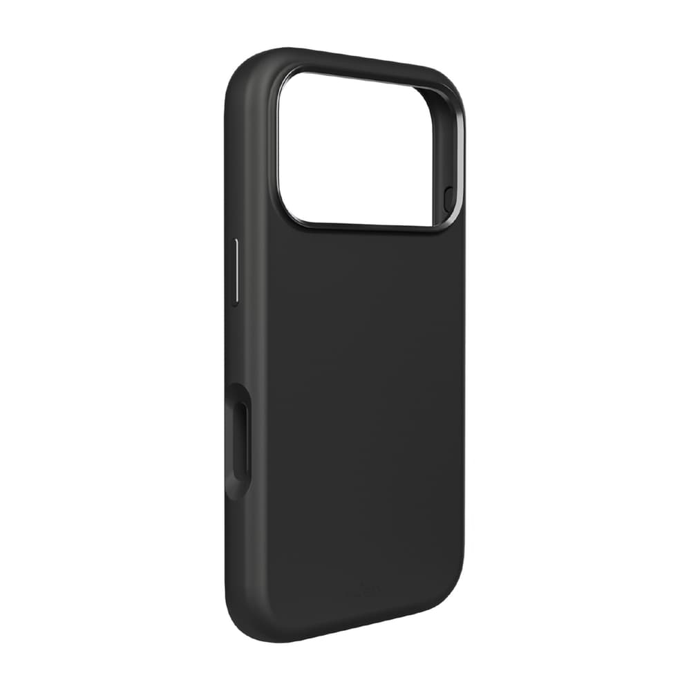 Puro Icon Mag Pro silikonska maska za iPhone 17 Pro Max, MagSafe, črna