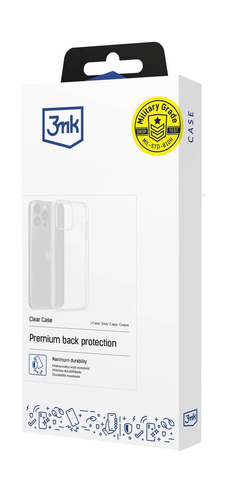 3mk Clear Case ovitek za iPhone 7 Plus / 8 Plus - prozoren
