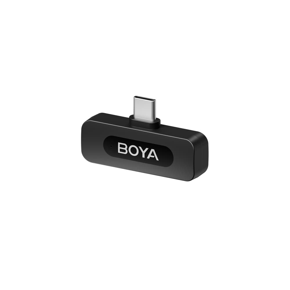 BOYA BY-V10 V2.0 brezžični mikrofon 2.4GHz USB-C, Črna 3