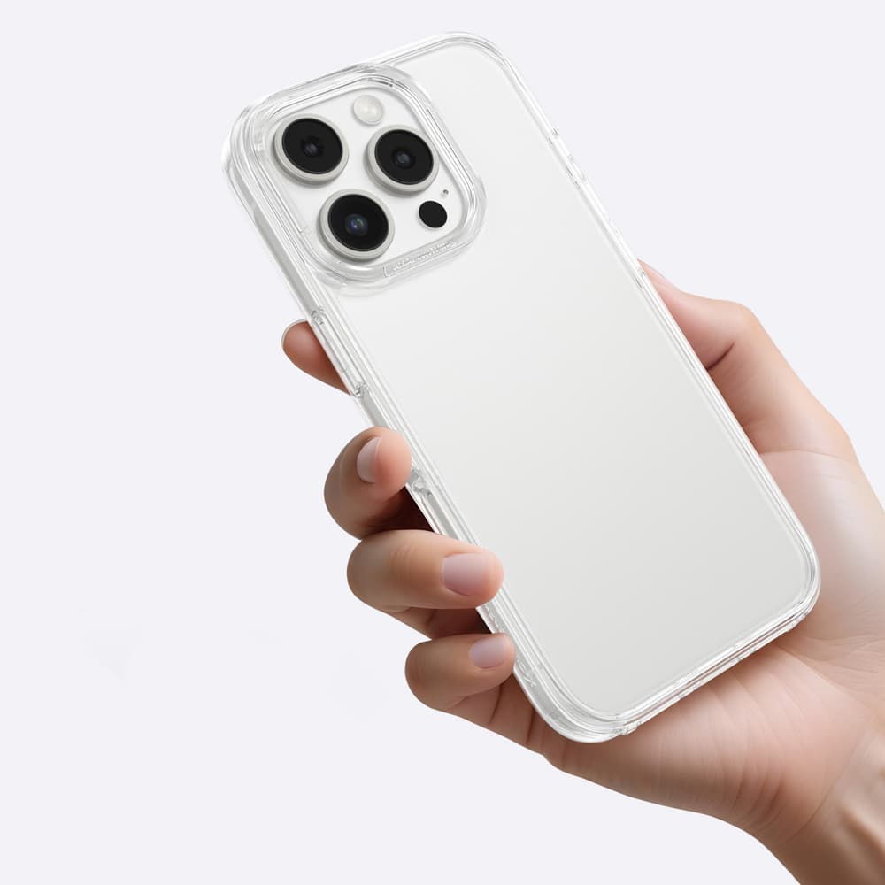 Ovitek AmazingThing Minimal za iPhone 16 Pro Max (Silikon) - Prozoren 6