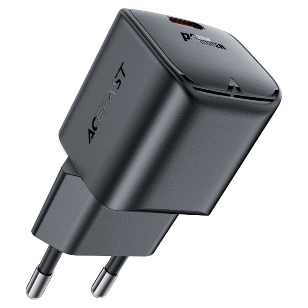 Acefast A73 Mini PD 20W GaN USB-C polnilec, črn 5