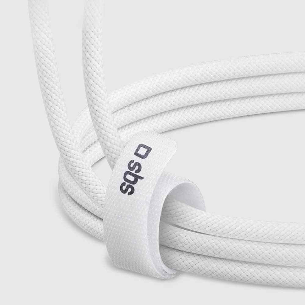 SBS TECABLETISSUETCCG USB-C v USB-C, 1,5m, 60W, pleten kabel - sivi 8