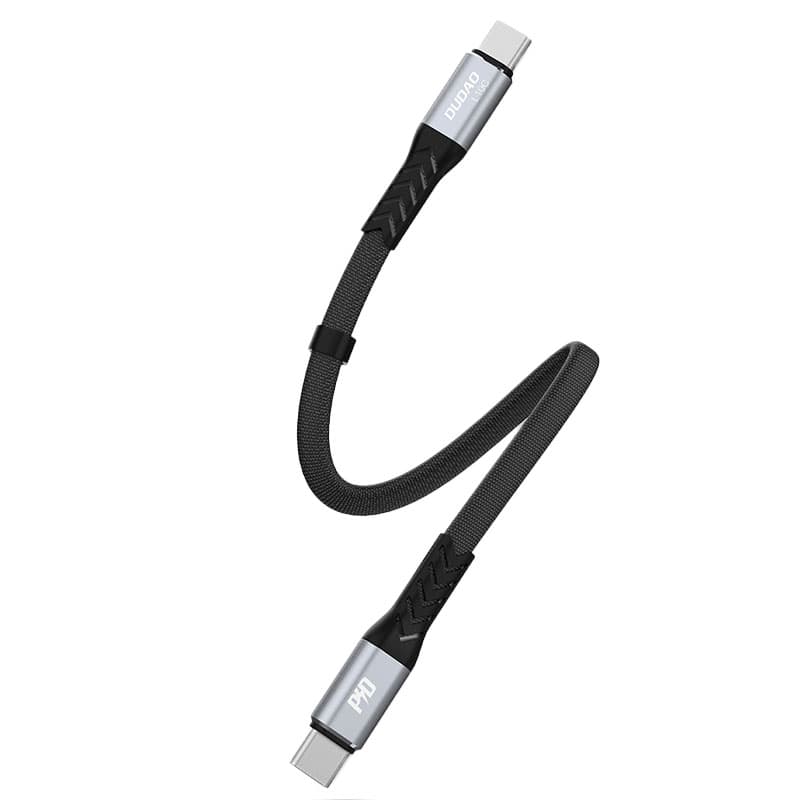 Dudao L10C USB-C na USB-C PD kabel 100W 5A, 0.23m, črn 2