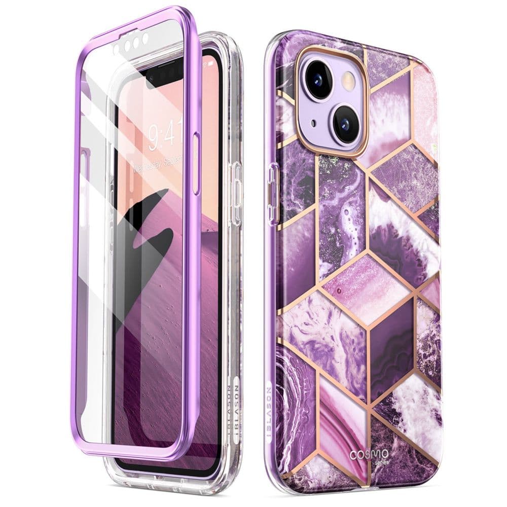 Supcase Cosmo ovitek za iPhone 14 Plus - roza marmor