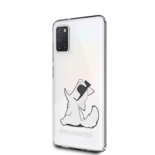 Ovitek Karl Lagerfeld Choupette Fun za Samsung Galaxy A31 - prozoren