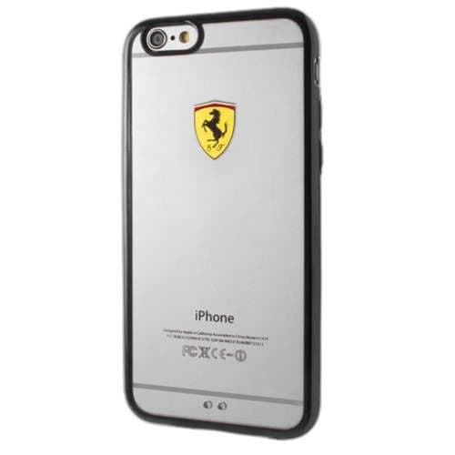 Ferrari ovitek Hardcase FEHCS7BK S7 Racing Shield - prozoren/črn