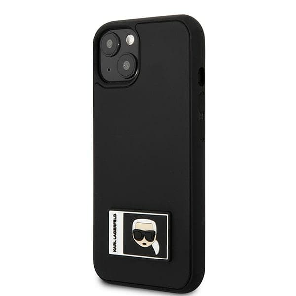 Ov. Karl Lagerfeld Ikonik Patch za iPhone 13 mini - Črn 2
