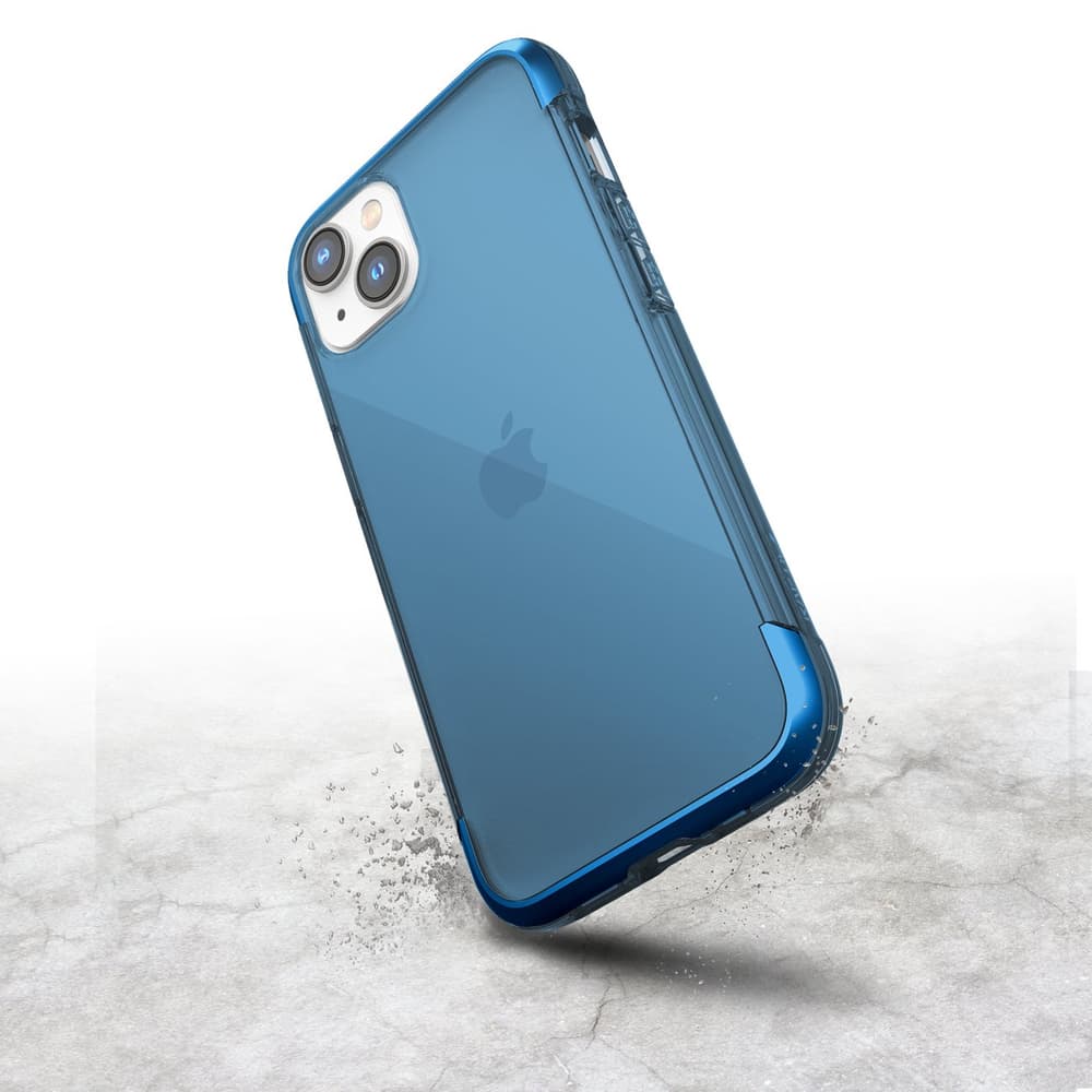 Ovitek Raptic X-Doria Air za iPhone 14 Plus, MagSafe, Kovinski elementi, Modra 2