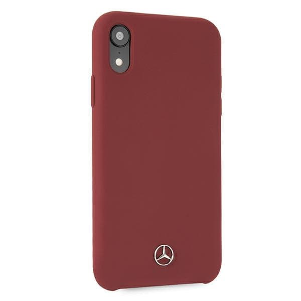 Etui Mercedes Silicone Line za iPhone Xr - rdeč 5