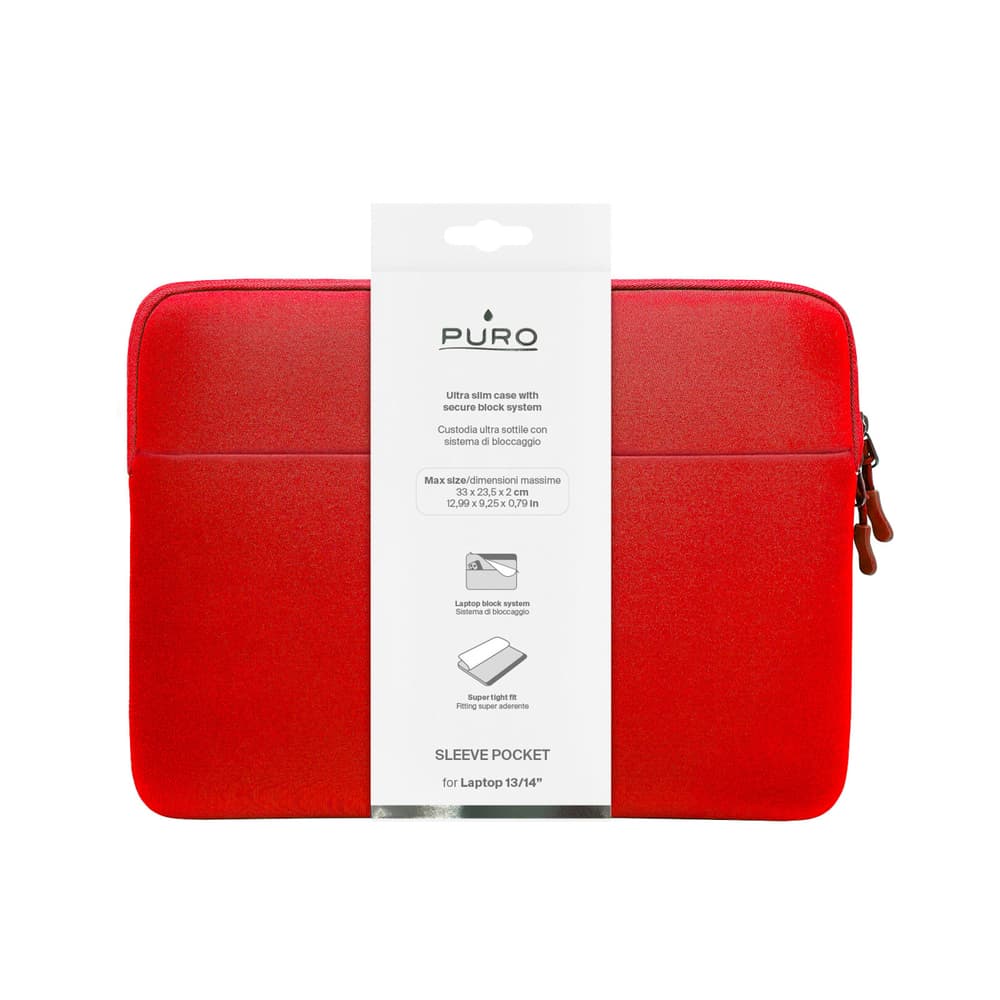 Puro Slim Pocket torba za prenosnik 13" - rdeča 2