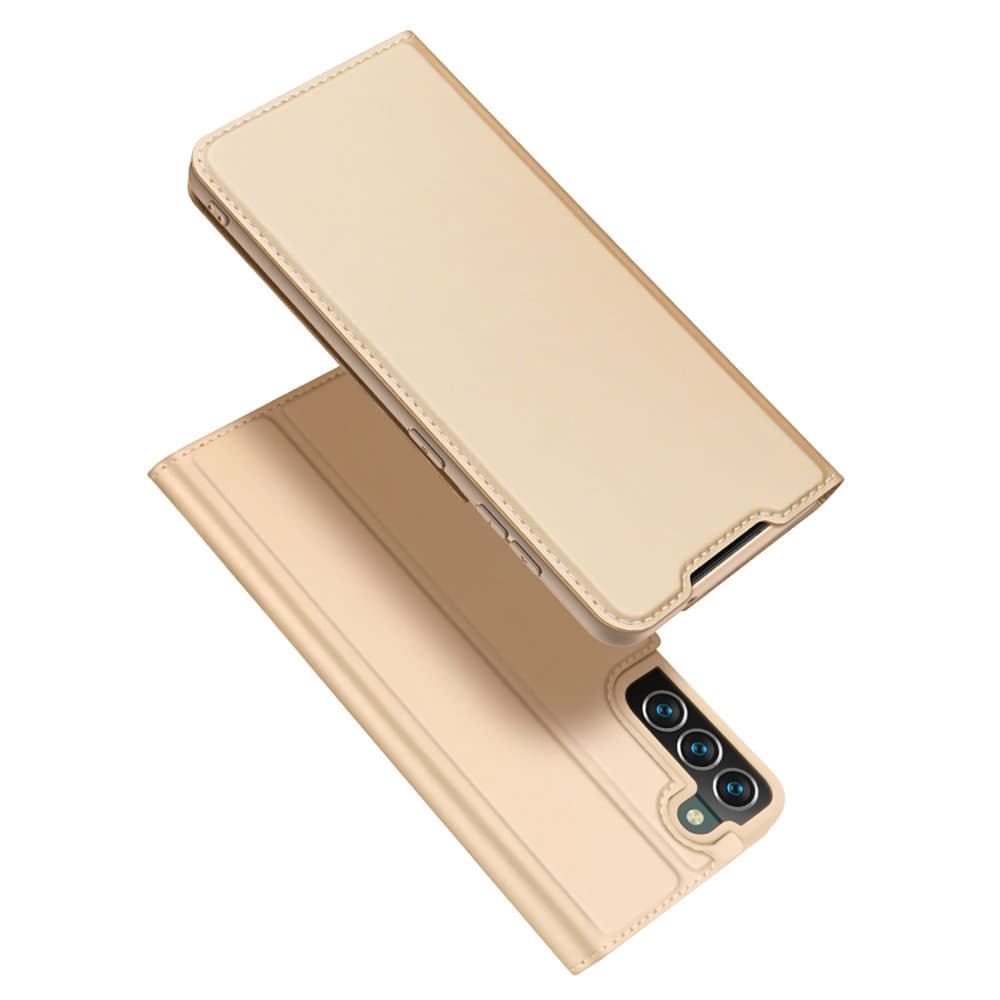 Dux Ducis Skin Pro preklopni ovitek za Samsung Galaxy S22+ (Plus) - zlat
